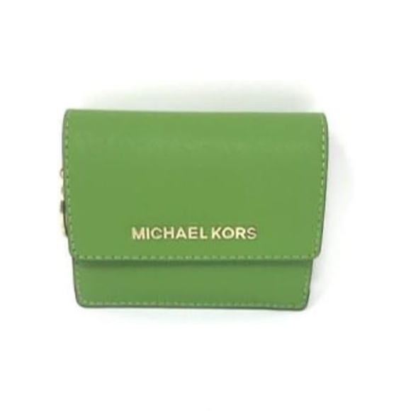 Michael Kors Lime Green Card Holder - Picture 1 of 13